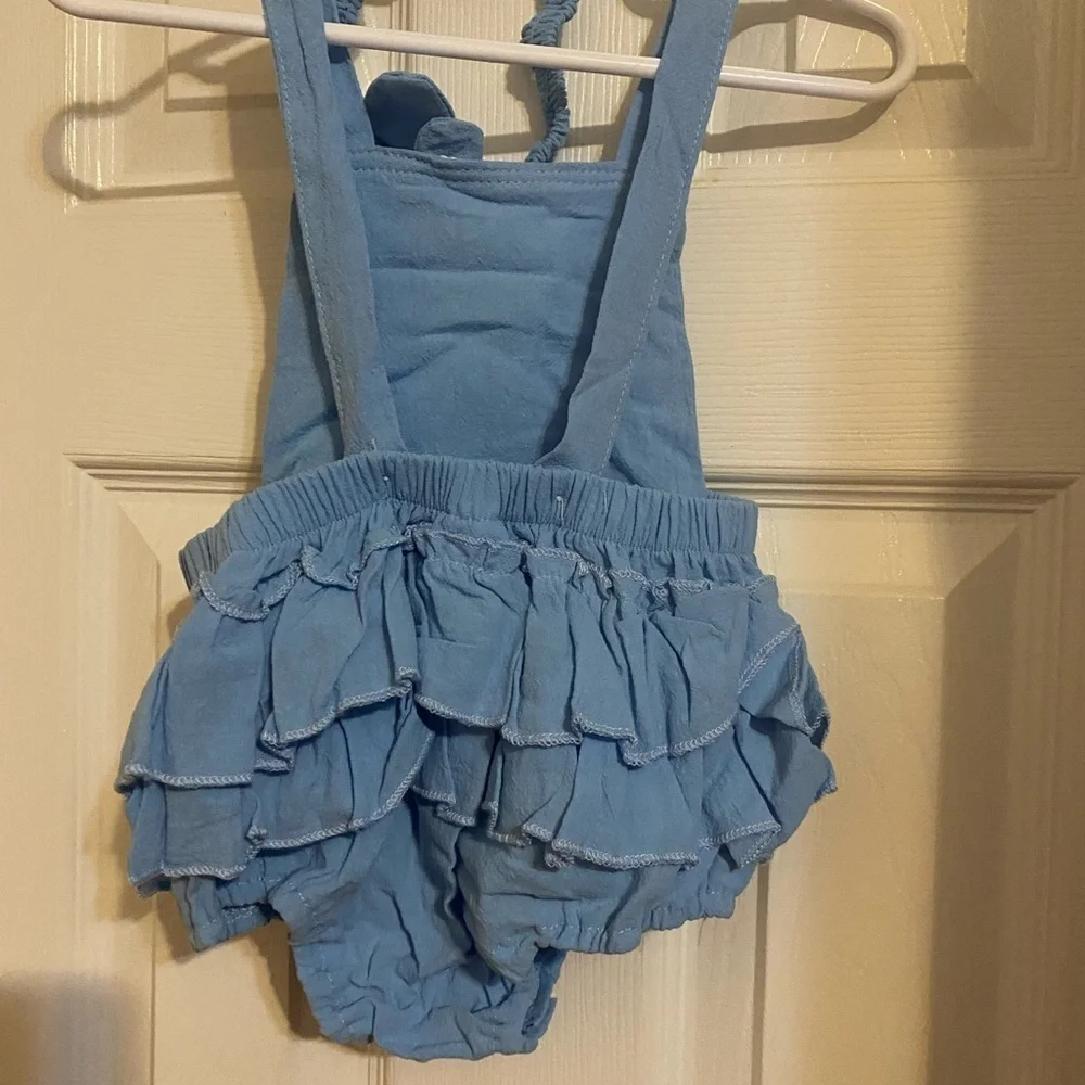 New Bunny Ruffle Butt Romper